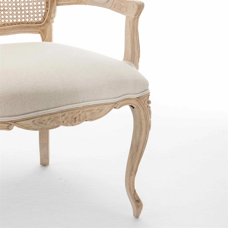 Louis XV armchair's curved legs Louis XV armchair's curved legs