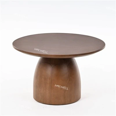 Wooden Round Coffee Table For Wedding