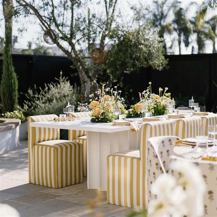 Striped Wedding Chair price