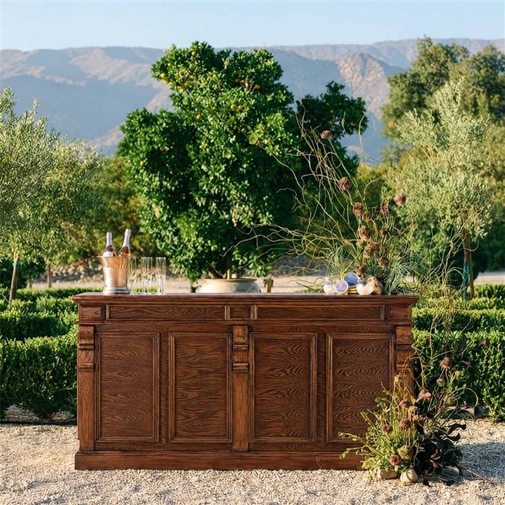 Vintage Wood Event Bar Counter best